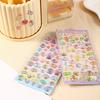 Cute 3D Puffy Stickers Kawaii Resin Animal Cartoon Sticker Tiny DIY Stickers for Scrapbooks Laptops Water Bottles
