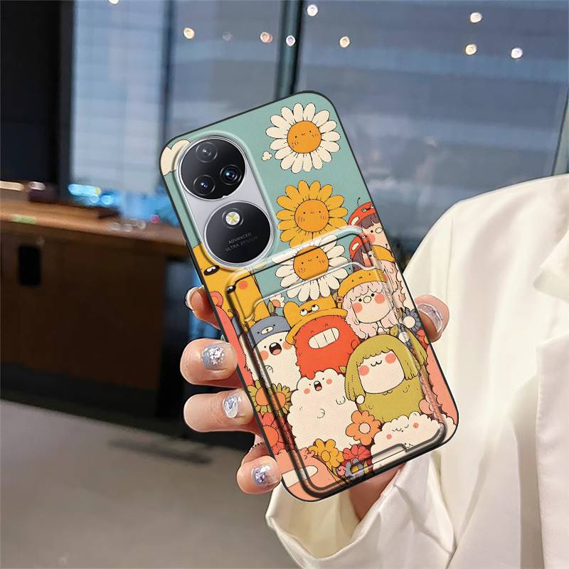 Wasserdichte Niedliche Handyhülle Für Oukitel C38 Graffiti Weiche Hülle Kartenfach Schmutzabweisend Stoßfest Vollständig umschließend Cartoon TPU