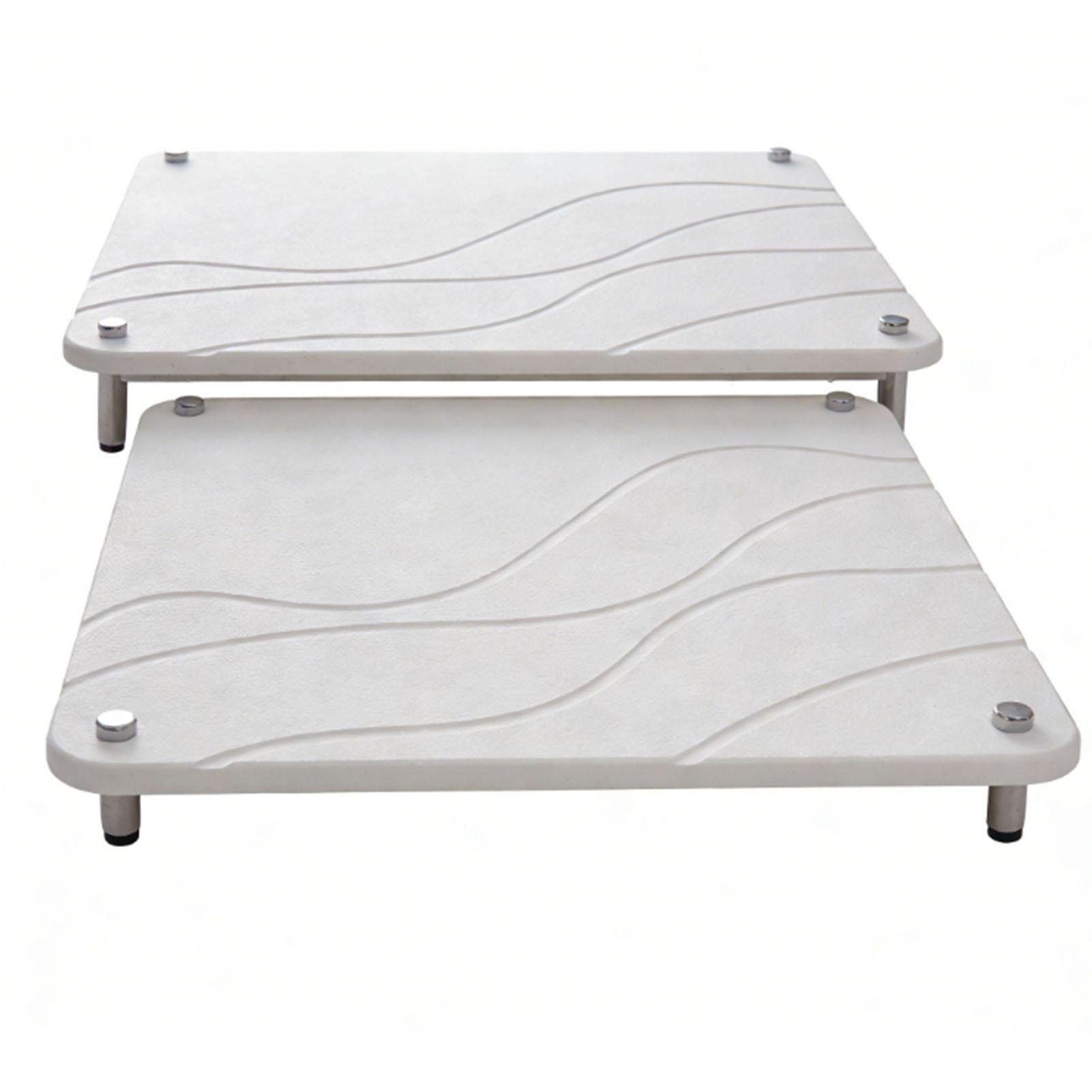 

2 Pcs Stone Drying Mat Absorbent Quick Drying Stone for Kitchen Counter with Non Slip Feet