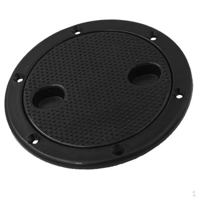Escotilha de acesso de placa de parafuso de 4 polegadas de plástico para barco
