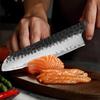 WXCOO Stainless Steel Japanese-Style Kitchen Knife Professional Damascus Chef's Knife Santoku Cleaver Fruit Slicing Knife