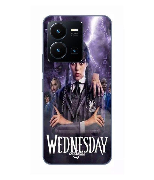 Case For Vivo Y35 4G Wednesday Adams Series Wednesday Season 2 Maniacase
