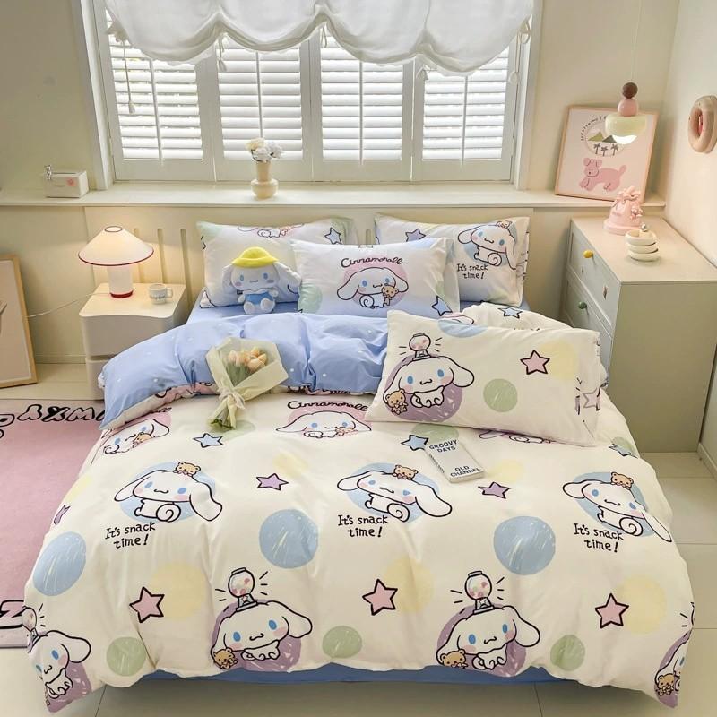 Bed Three-Piece Set, Digital Printing Cartoon Series Double-Sided Printing Three-Piece Set