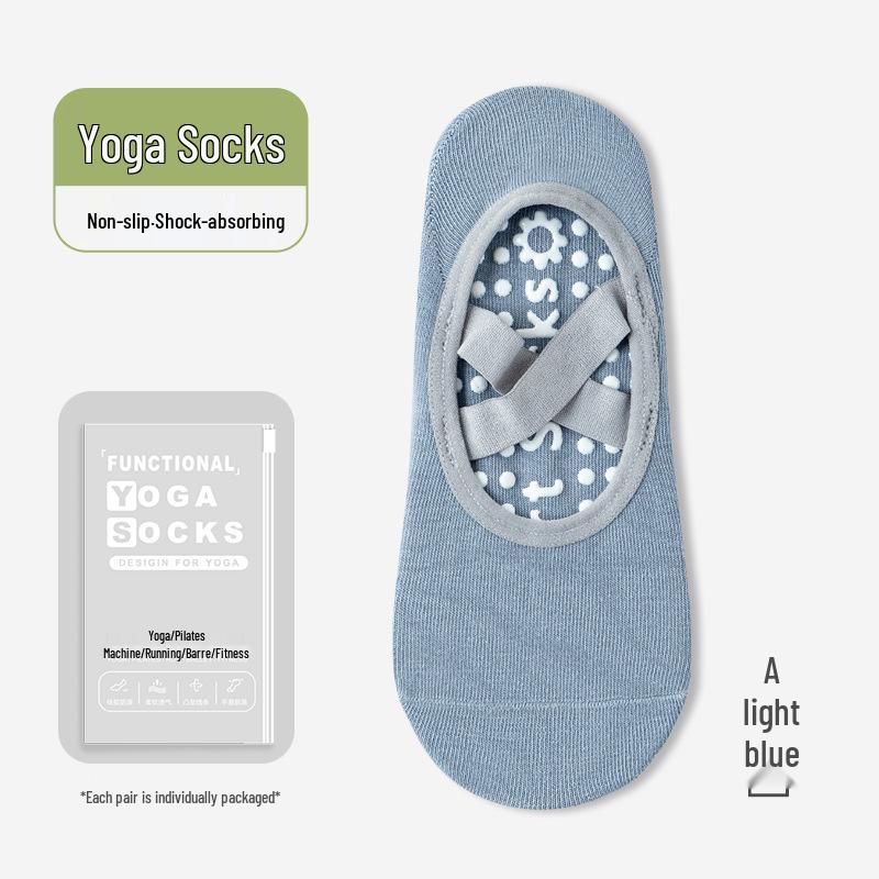 

Женские весенне-летние носки для йоги: Короткие носки с завязками против скольжения с силиконовой амортизацией - Устойчивые к запаху спортивные носки для дома и лодки 93% Cotton, One Size 34-39