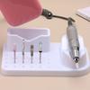 Plastic Manicure Storage Box Electric Nail Drill Machine Accessories