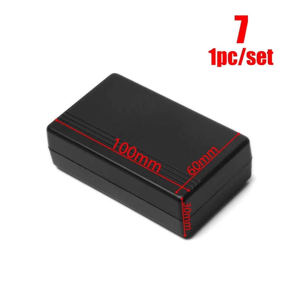 1/2pcs Waterproof Black Housing Instrument Case ABS Plastic Project Box Storage Case Enclosure Boxes Electronic Supplies