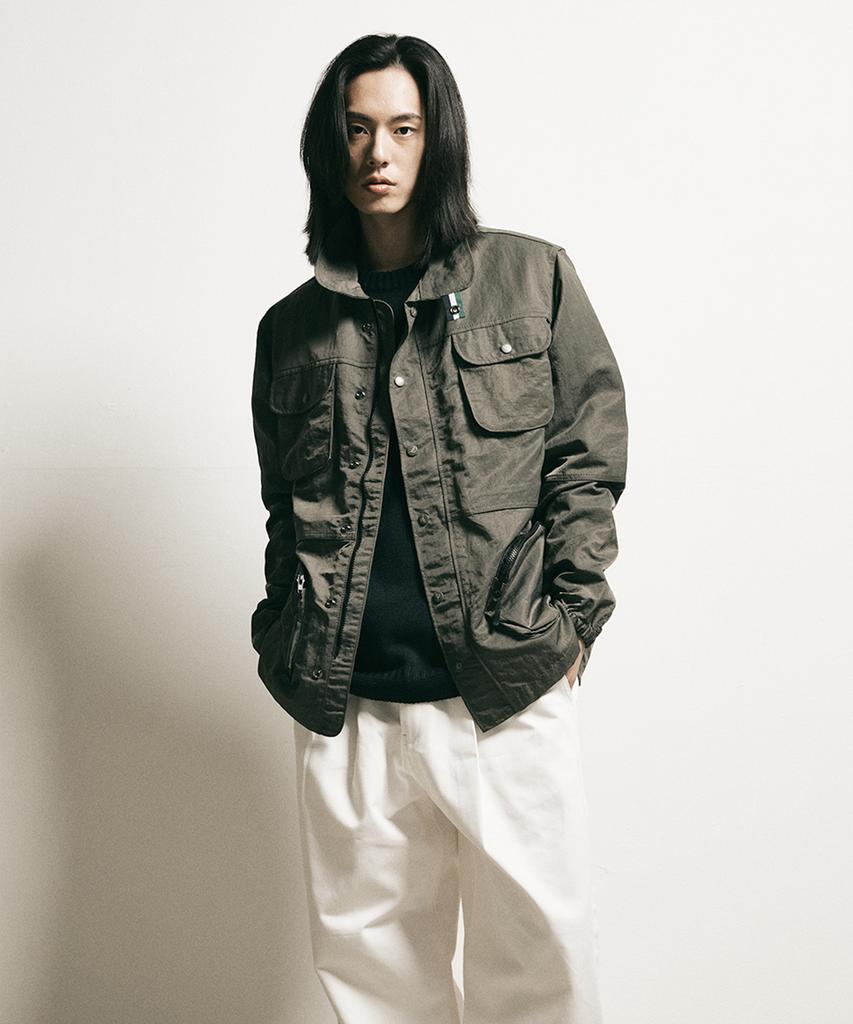 Ffeff Studio 3D Pocket Safari Jacket (Dark Khaki)