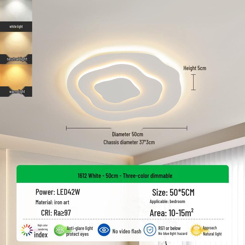 Nordic Cream Cloud Ceiling Light for Bedroom and Dining Room