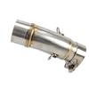 Ninja 400 Slip-on Exhuast Middle Link Pipe Escape Muffler Adapter 51mm Connect Pipe for Kawasaki Ninja400 Z400 2018 2019 2020-21