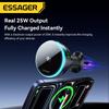Essager QI2.2 25W Magnetic Car Phone Holder Wireless Charger Stand For iPhone 17 16 15 Pro Max Charging for Magsafe Car Charger