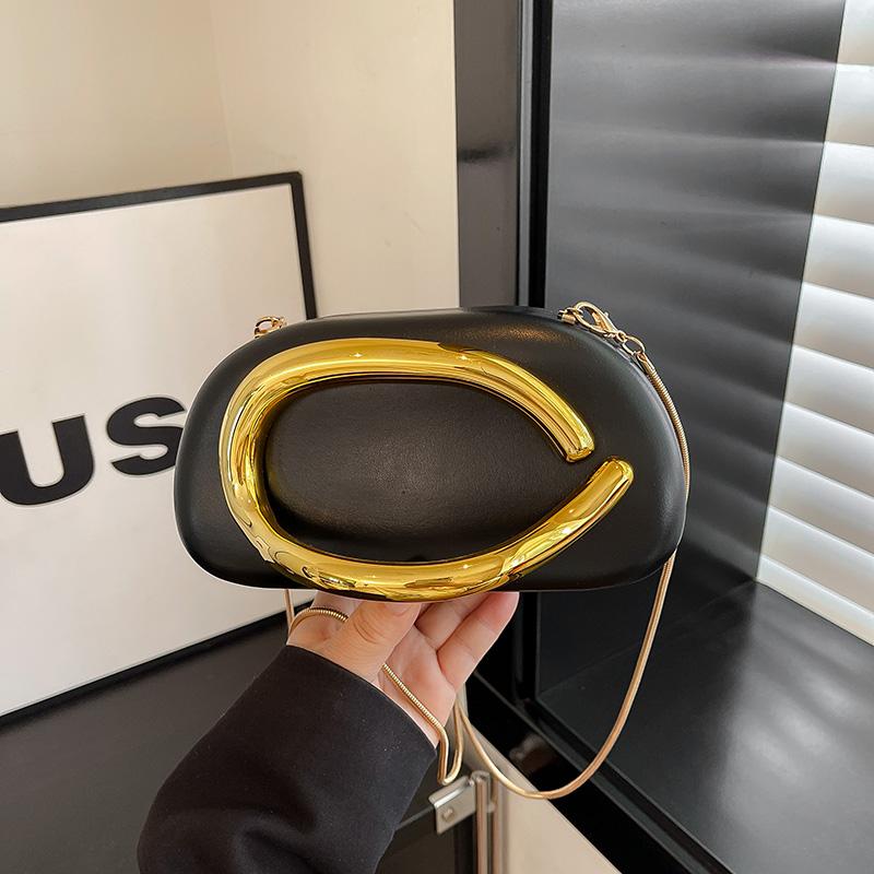 

Fashion Women s Shoulder Bag, Crossbody Evening Clutch, Chain Design Handbag Purse, Stylish Ladies Accessory for Parties Events Mini(Max Length 20cm)
