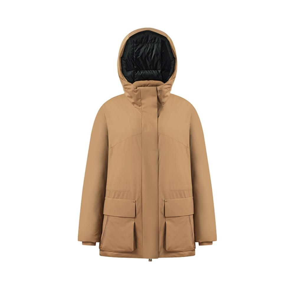 

Fila Модная простая повседневная спортивная универсальная теплая удобная куртка с капюшоном из гусиного пуха женская верхняя одежда A11W545908FBN M