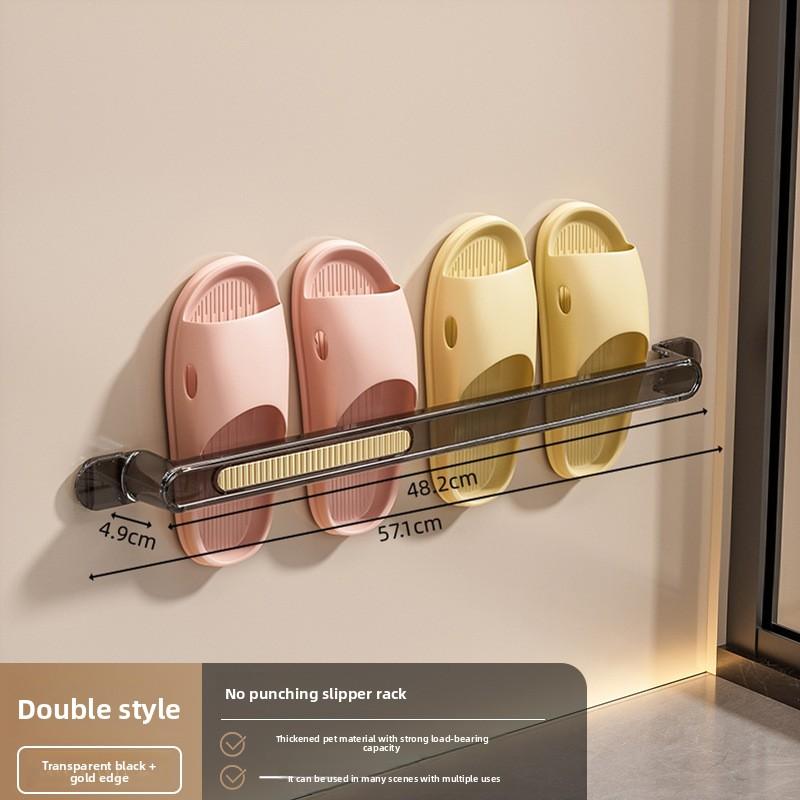 Bagno Creativo Senza Fori Pantofole Asciugamani Cucina Appeso a Parete Scolare Coperchio Pentola Scaffale da Bagno