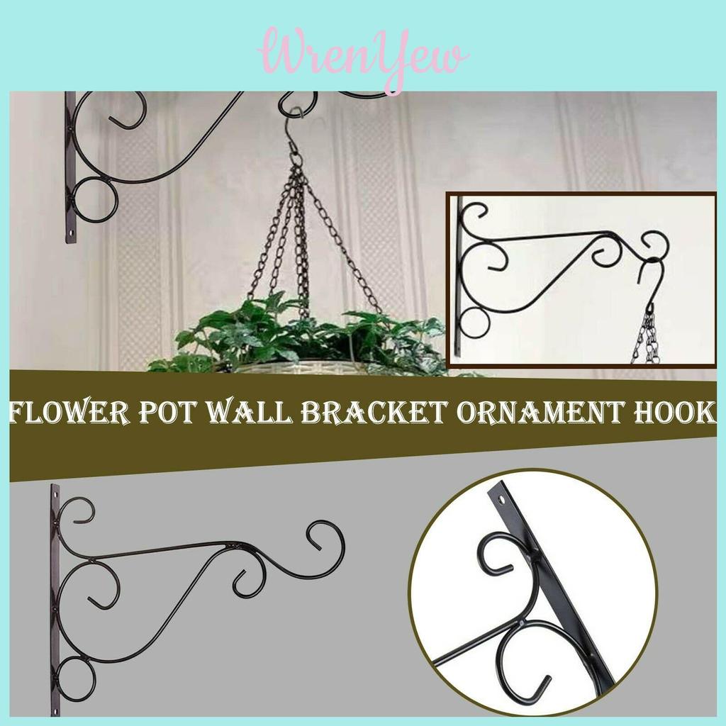Elegant Heavy Duty Metal Plant Hanger Brackets For Charming Garden Decor