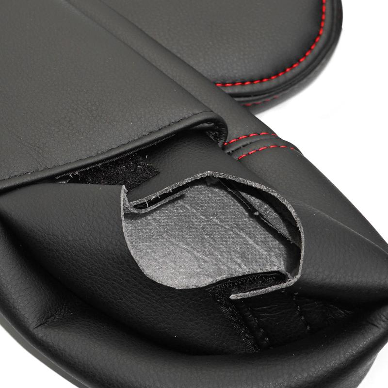 Car Microfiber Leather Driver & Passenger Side Seat Armrest Handle Cover Trim For Toyota Sienna 2005 2006 2007 2008 2009