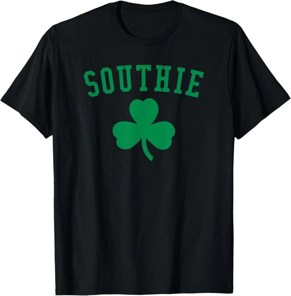Southie Irish St Patrick s Day South Boston Shamrock Unisex T-Shirt XXL