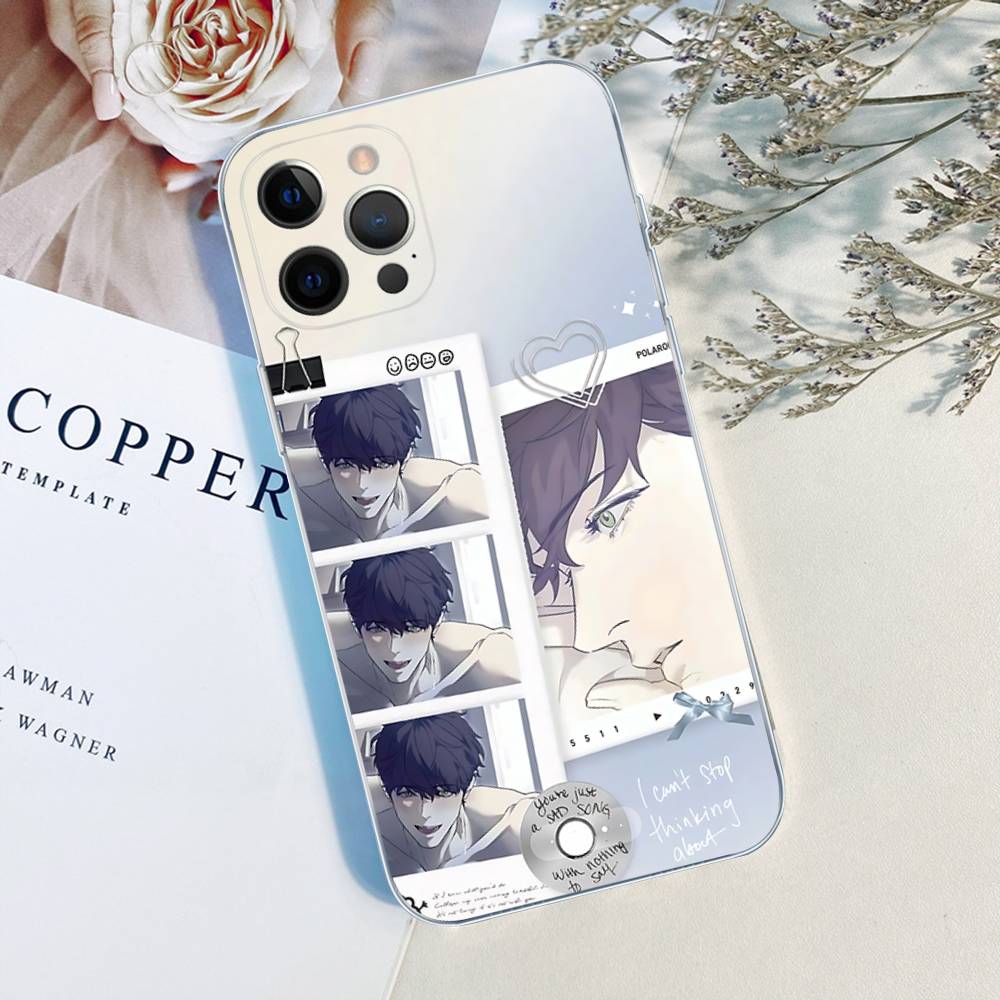 Nerd Project Bl Anime For iPhone 17 16 15 14 13 12 Mini 11 Pro Max Transparent Case