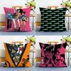 Feel Good Simple Fashion G-Gorillaz Music Cushion Cover Linen Pillowcase Soft For Sofa Bed Home Room Decor