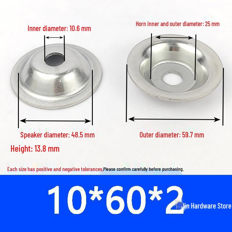 304 Stainless Steel Bowl Gasket with Washer for Adjustable Foot Cup and Recessed Hole Screw