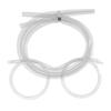 1/2Pcs Straw Glasses Funny Soft PVC Glasses Flexible Drink Eyeglasses Straw For Kids Holiday Birthday Party Supplies Creativity