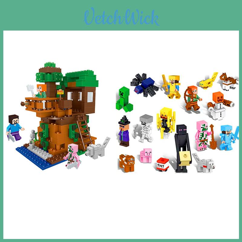 Costruisci il tuo mondo Minecraft con i miei Blocchi da Costruzione Villaggio Giocattolo
