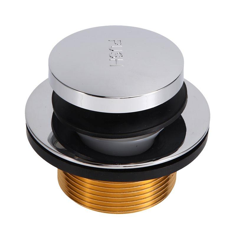ABKP-For LDR 502 5108CP Chrome Toe Touch Bath Tub Drain Stopper With Flange And Drain Washer