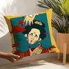 3 Retro Japanese Style Prints Pillow Case Home Living Room Decoration Linen Pillowcover Pillow Cases Cushion Cover