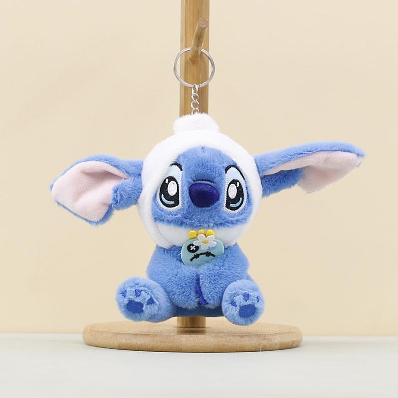 Stitch Plush Toy Keychain With Pp Cotton Filling For Gift And Collection