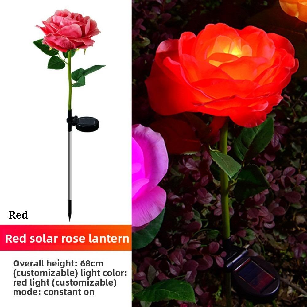 1/3 Heads LED Simulated Solar Lights Waterproof 5 Colors Outdoor Decorative Solar Light Lawn Decoration Landscape Light