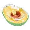 Podajnik dla zwierząt w kształcie awokado Plastikowa miska spowalniająca jedzenie Miska dla psa Automatyczny dozownik karmy Zabawka dla szczeniąt dla kotów i psów do domu