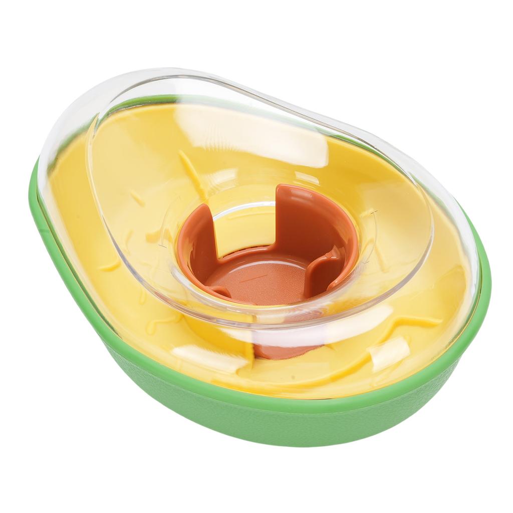 Avocado Pet Feeder Plastic Slow Feeder Dog Bowl Auto Food Dispenser Puppy Toy for Cats and Dogs Home