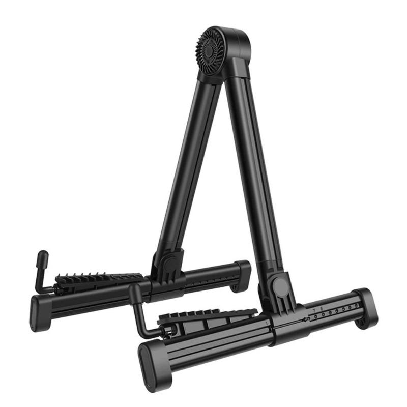 Adjustable Electric Guitar Stand Universals Folding Musical Instrument Stand Suitable for Electric Guitar, Ukuleles