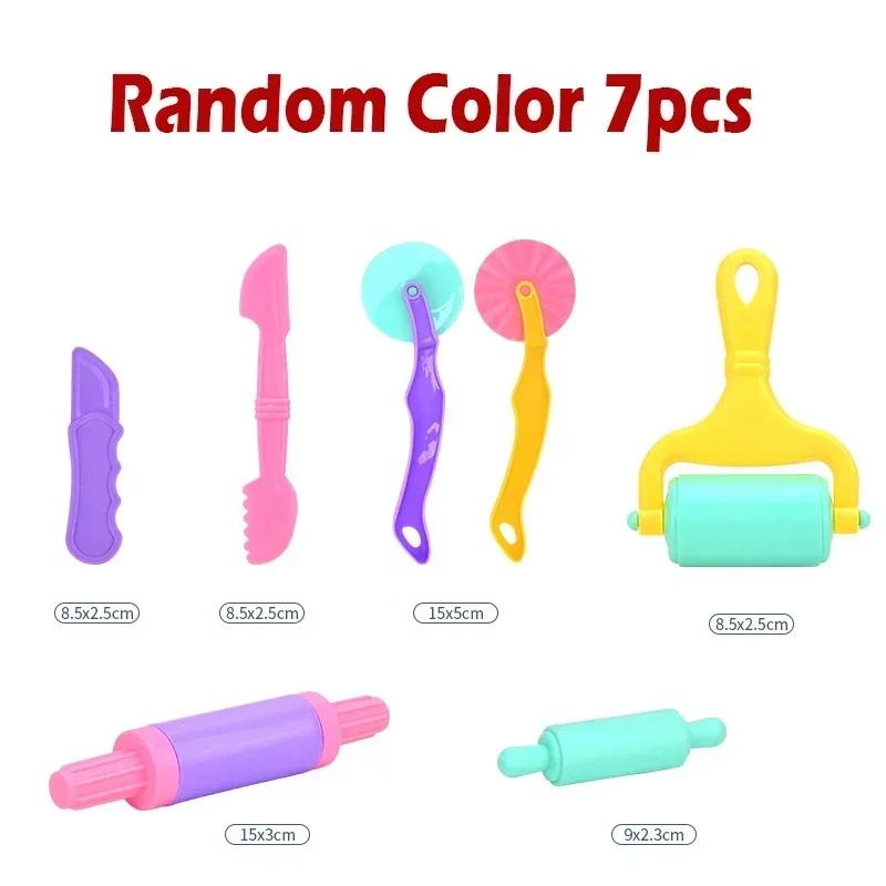 7/8/22PCS Kids DIY Clay Tool Play Dough Tool Kit Various Animal Molds Cutters Rolling Pins Plasticine Molds Clay Acssories