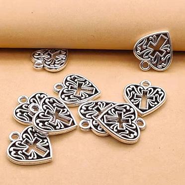 10 szt./partia Srebrny kolor Czakra Amulet OM Budda Lotos Wisiorki Pasują do DIY Tworzenie Biżuterii Elementy Akcesoria do Bransoletki Jogi 15*15mm