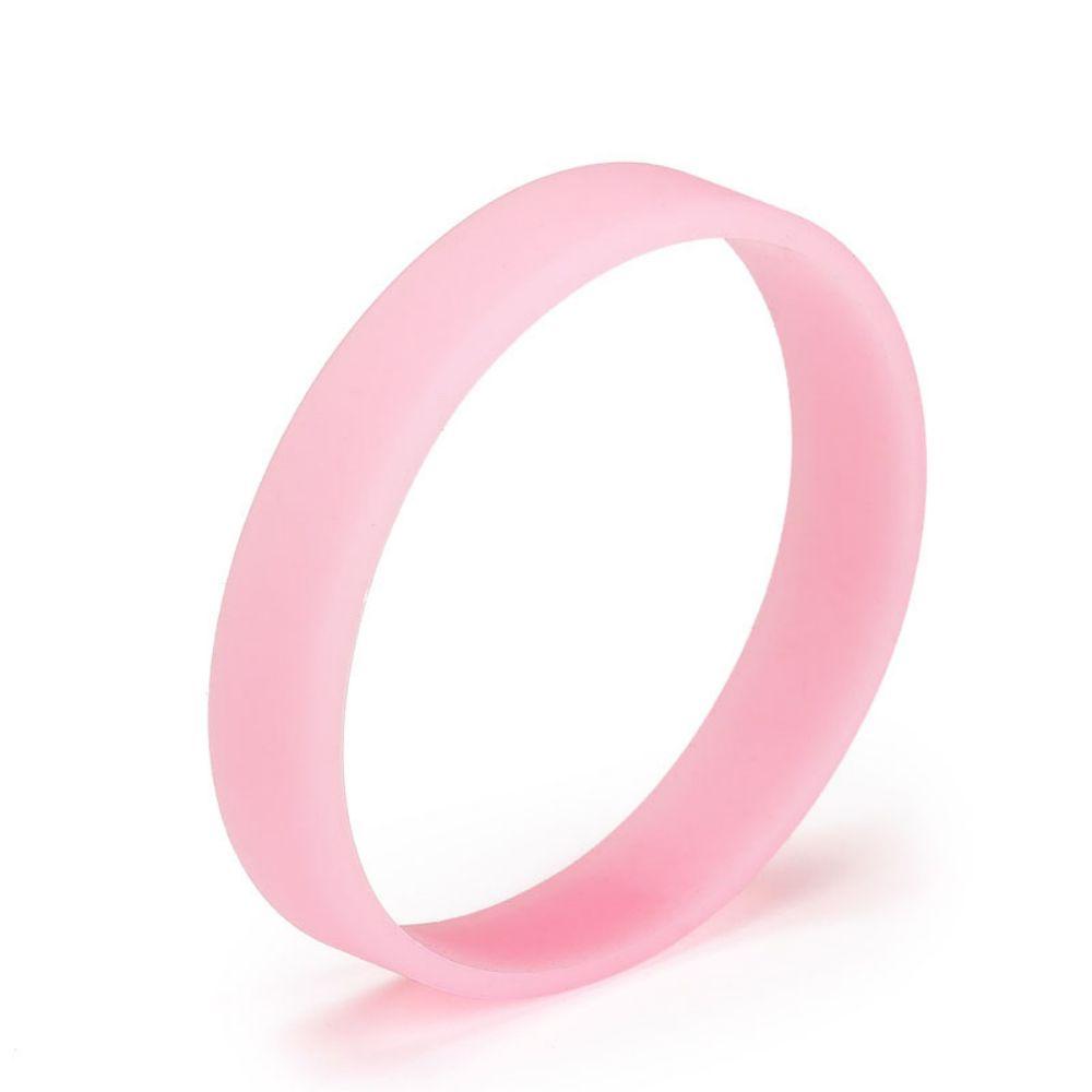 Silicone world 10pcs Silicone luminous bracelet sports bracelet wristband with adult glossy monochrome silicone bracelet