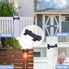 Secure Door Lock Mechanism Heavy Duty Slide Gate Lock Set with Padlock Hole for Indoor Outdoor Use for Versatile