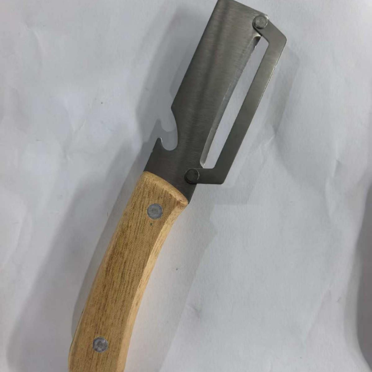 Multifunctional Stainless Steel Peeler, Scraper, and Grater for Fruits, Melons, and Sugarcane