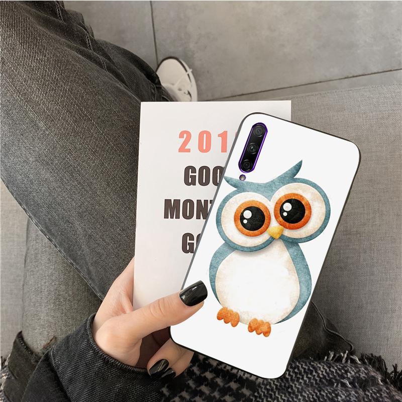 Husă de Telefon Drăguță cu Bufniță Cartoon și Inimi pentru Îndrăgostiți Pentru Huawei P50 Pro P30 P40 Lite P40Pro P20 lite P10 Plus Mate 20 Pro Mate20 X