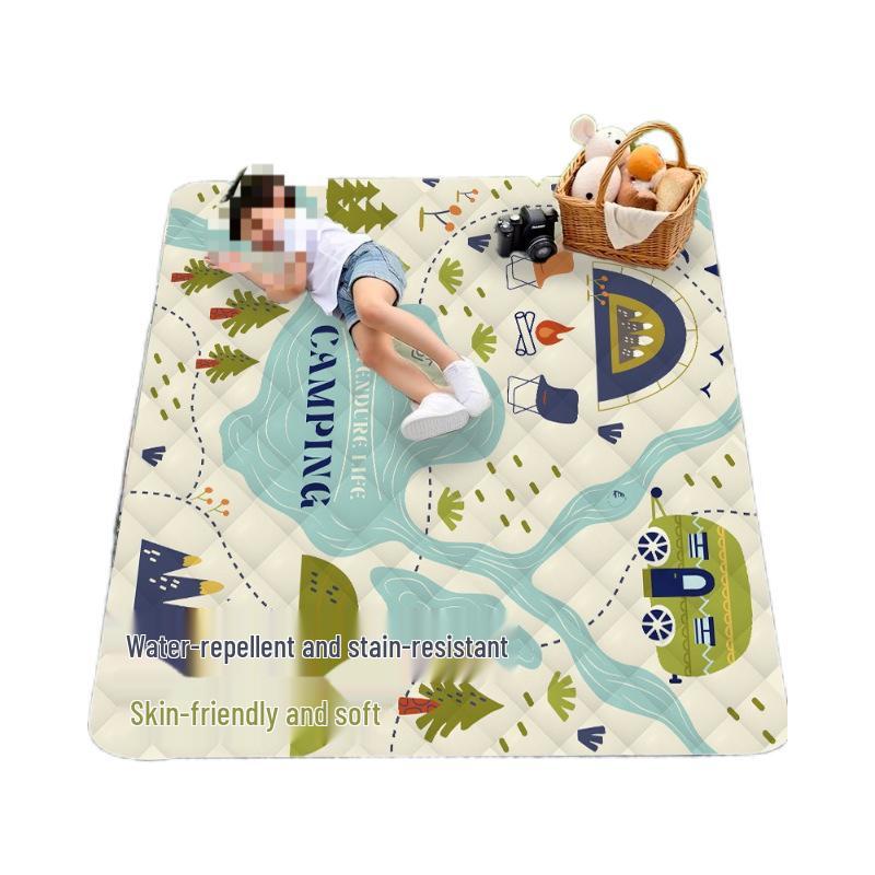 Waterproof Outdoor Picnic and Camping Mat - Thick, Portable, Moisture-Proof Lawn & Tent Mat