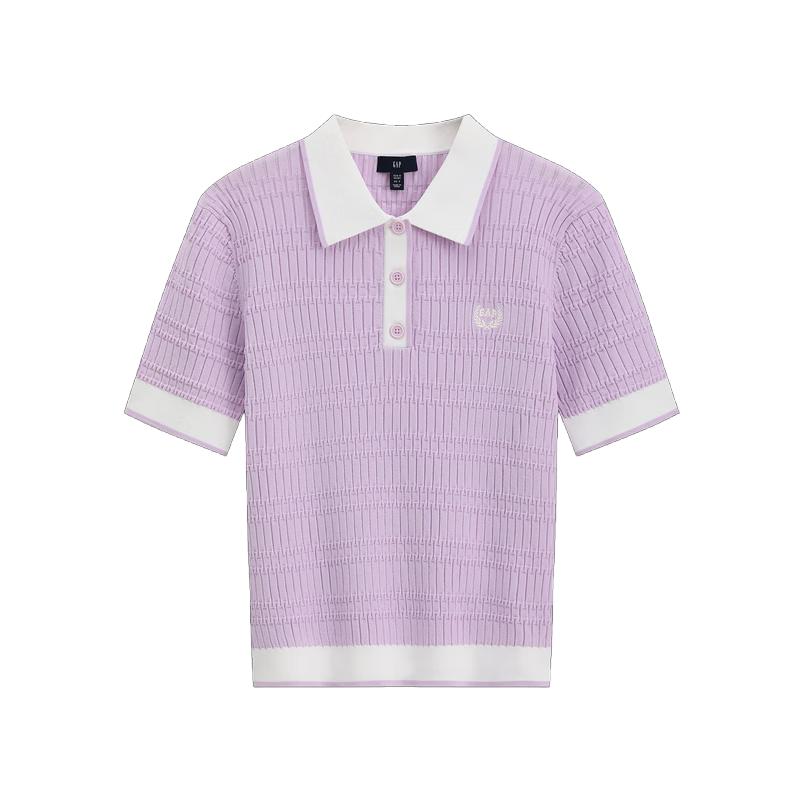 

GAP Women s Logo Embroidered Loose Fit Polo Shirt 165/88A