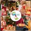 Christmas Name Tags Stickers Holiday Name Tags Decorations Self-Adhesive Festive Stickers Labels For Family Party DIY Craft