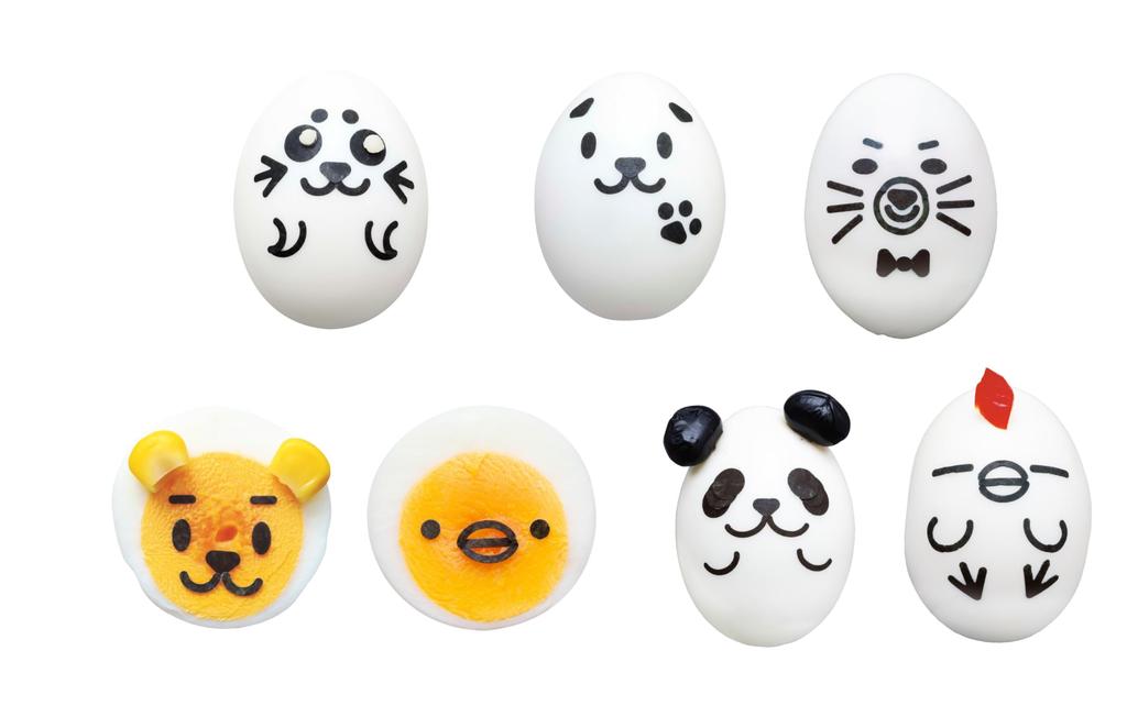 Kai Nori Supervised by Culinary Expert Miki Includes Perfect for Bento Boxes and Character FG5135 Punch/Seaweed Cutter, Mama, Saucer, Bento, Chubozu!