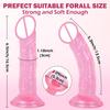 Elbow Mini Crystal Small Penis Fingertip Sucker Penis Simulation Dildo Female Manual Masturbation Device Stick