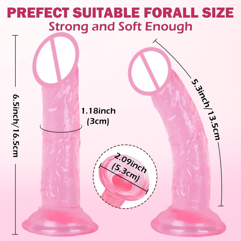 Elbow Mini Crystal Small Penis Fingertip Sucker Penis Simulation Dildo Female Manual Masturbation Device Stick