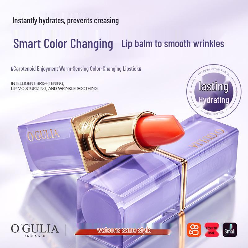 Carotene Warm-Tone Color-Changing Lipstick & Moisturizing Lip Oil
