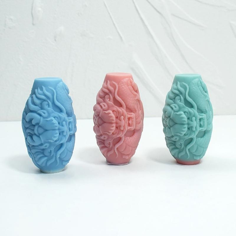 Gypsum Statue Mould Flexible Silicone Mould for Candle and Soap Making Embossed Aromatherapy Mold Jewelry Making Tool