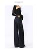 High-Waisted Slimming Denim Wide-Leg Jeans for Women - Autumn/Winter 2025