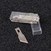 5 Stück/Set Gravur Anti-Rutsch Metall Skalpell Messer Teile Klingen Schneider Bastelmesser für Mobiltelefon PCB Reparatur Handwerkzeuge