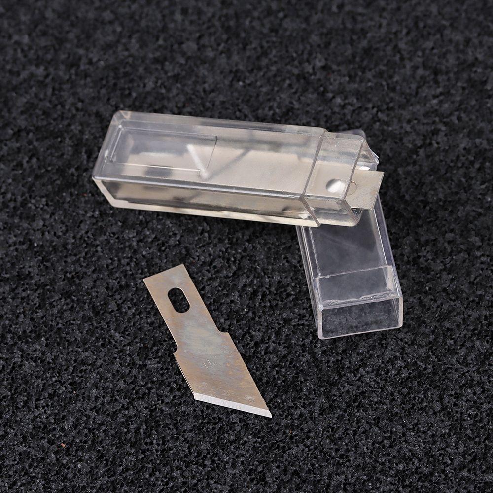 5 Stück/Set Gravur Anti-Rutsch Metall Skalpell Messer Teile Klingen Schneider Bastelmesser für Mobiltelefon PCB Reparatur Handwerkzeuge