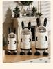 Cute Rabbit Ear Trash Can for Home, Bedroom, Living Room, or Coffee Shop